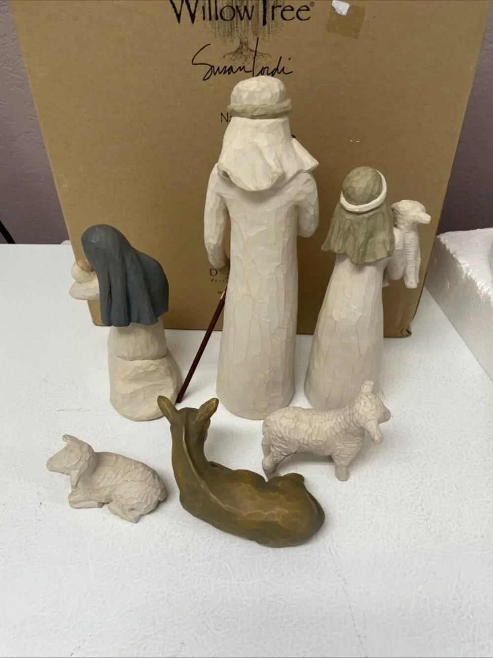 Read Willow Tree Susan Lordi 6 Piece Nativity Set Demdaco 26005 With Box
